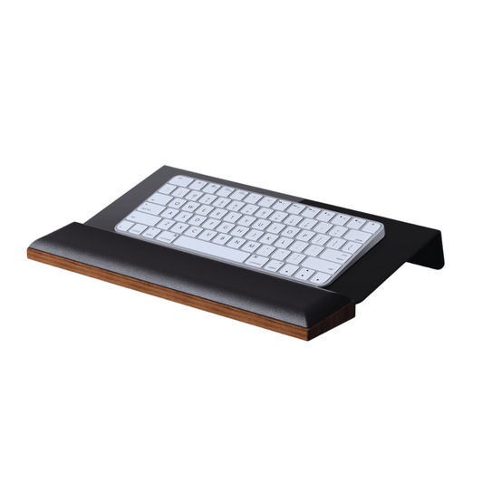 Ergonomische Tastatur Erhöhung aus Holz